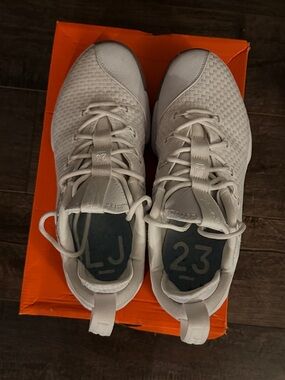 Nike LeBron 14 Jordan Men's Athletic Sneakers in White
